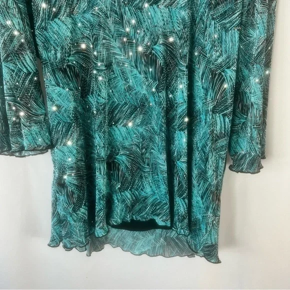 Maggie Barnes Top Tunic Modest Shirt Womens
Career Tropical Print Size: 4X - Picture 10 of 11